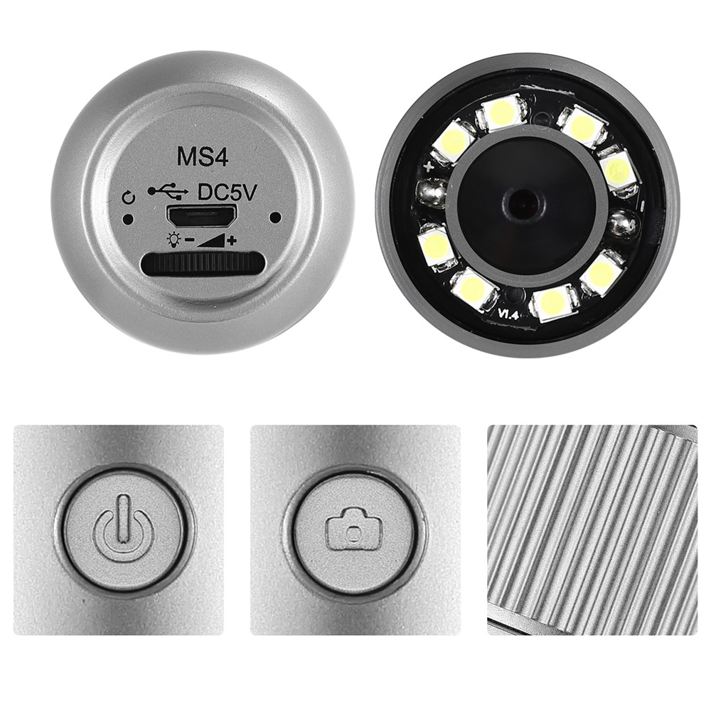 MS4 50X-1000X 8LED 2.0M High-definition Rechargeable WiFi Wireless Digital Microscope Magnifying Glass-8