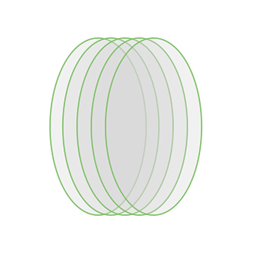 5Pcs Transparent HD TPU Front Protective Films Round Covers for Apple AirTag Locator-2