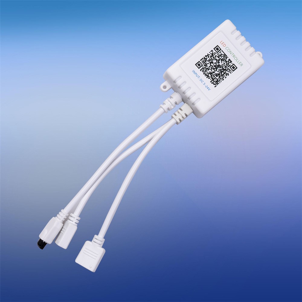 JH-RGB05 Infrared Smart LED Controller 4 Pin RGB LED Strip Light Controller 5-24V APP 24Key Remote Voice Control-4