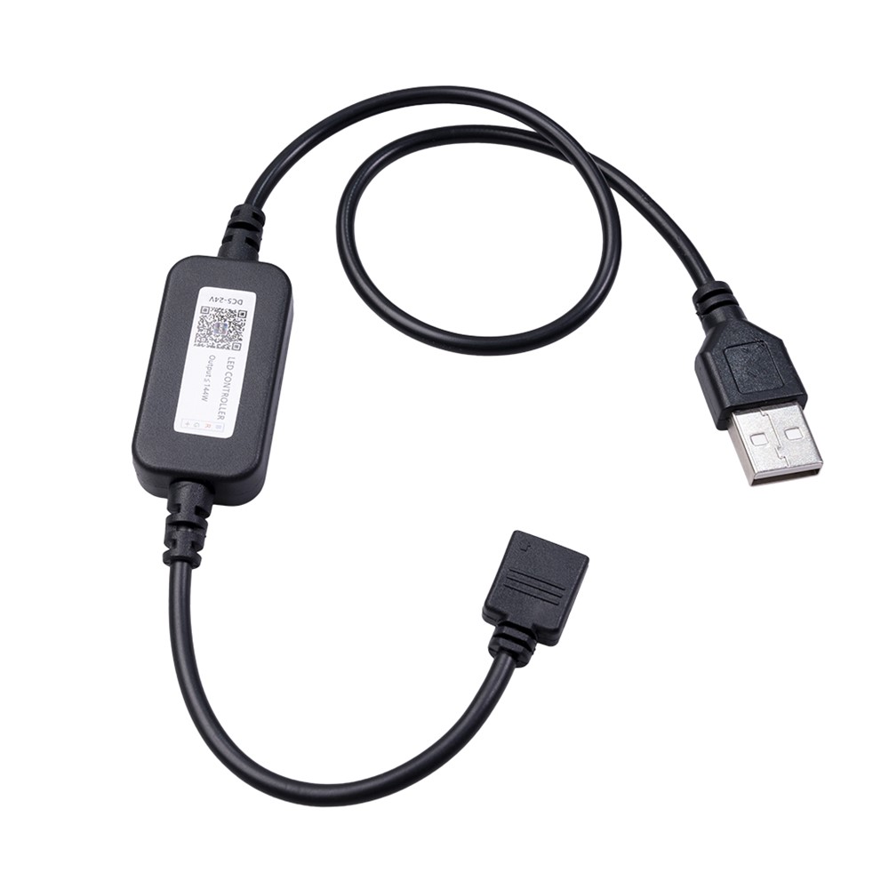 JH-RGB01 Mini Strip Light Controller LED Wireless RGB Remote Control USB Charging for Bar/KTV/Home-1
