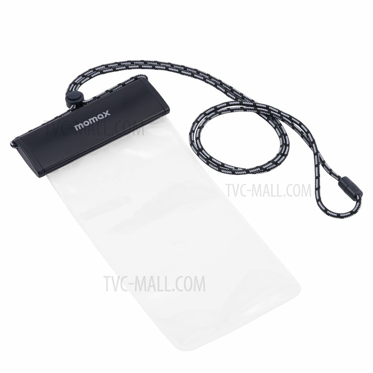 MOMAX IPX8 Waterproof Phone Bag Underwater Case Mobile Pouch Protective Pouch - Grey-5