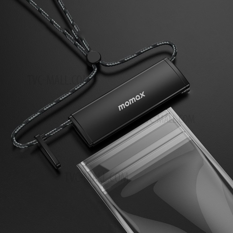 MOMAX IPX8 Waterproof Phone Bag Underwater Case Mobile Pouch Protective Pouch - Grey-6