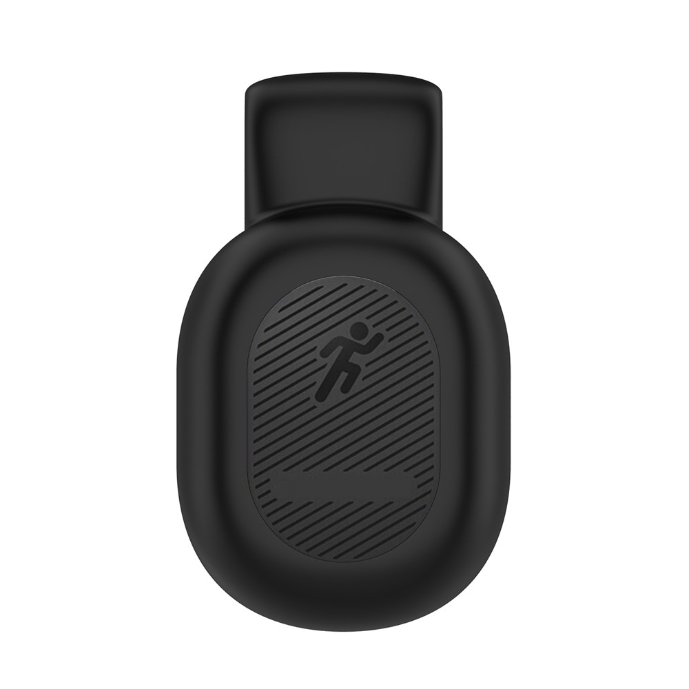 Drop-proof Soft Silicone Protective Case Cover with Steel Clip for Garmin 010-12520-00 Running Dynamics Pod - Black-2