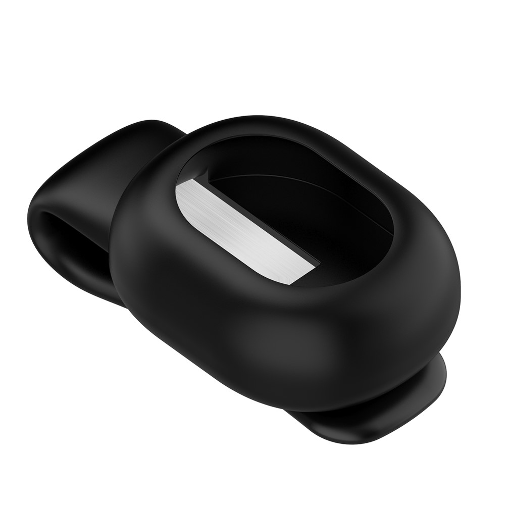 Drop-proof Soft Silicone Protective Case Cover with Steel Clip for Garmin 010-12520-00 Running Dynamics Pod - Black-5