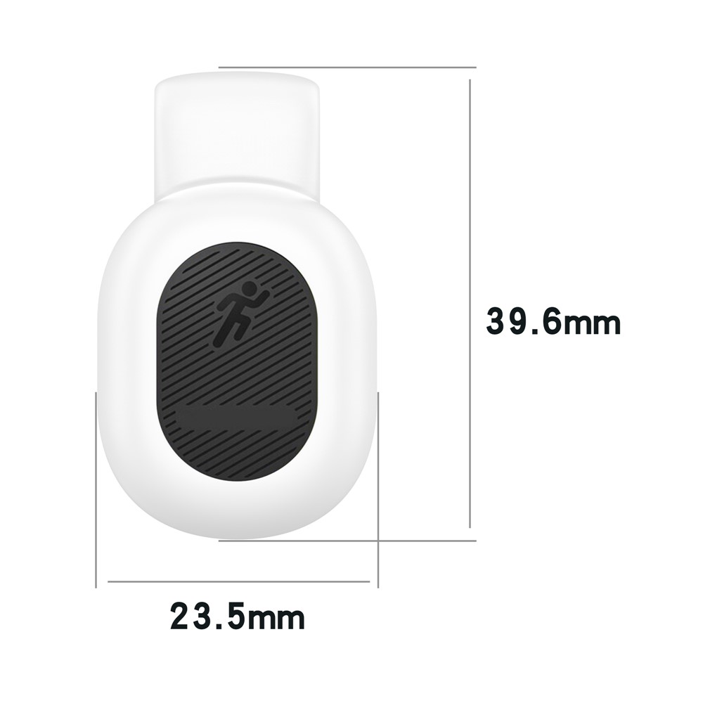Drop-proof Soft Silicone Protective Case Cover with Steel Clip for Garmin 010-12520-00 Running Dynamics Pod - Black-8