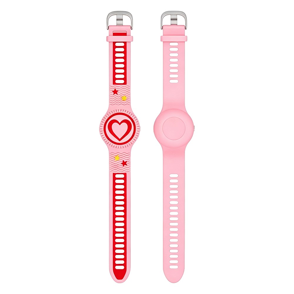Silicone Band for AirTag (2nd Generation) / AirTag Cartoon Waterproof Wristband Tracker Protective Case - Mermaid