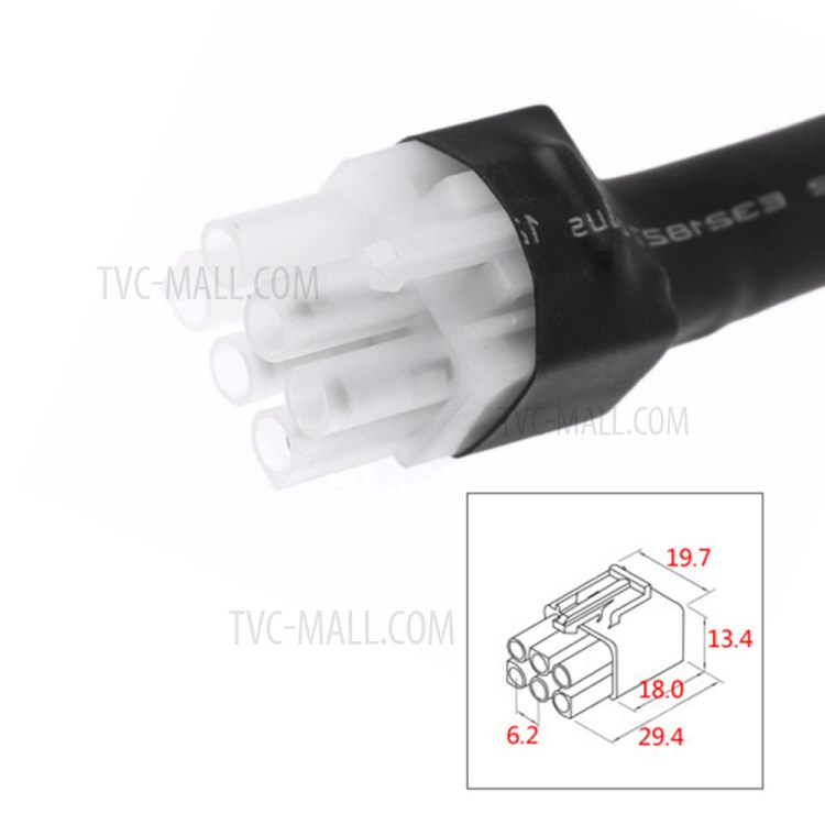 1m 6 Pin Plug Radio Power Cord Cable for Yaesu FT-857D FT-897D ICOM IC-725A IC-706 IC-78-6