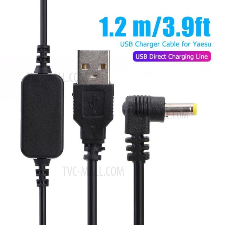 USB-6R Radio USB Power Cable for Yaesu VX-6R VX7R FT60R VX177 Walkie Talkie-3