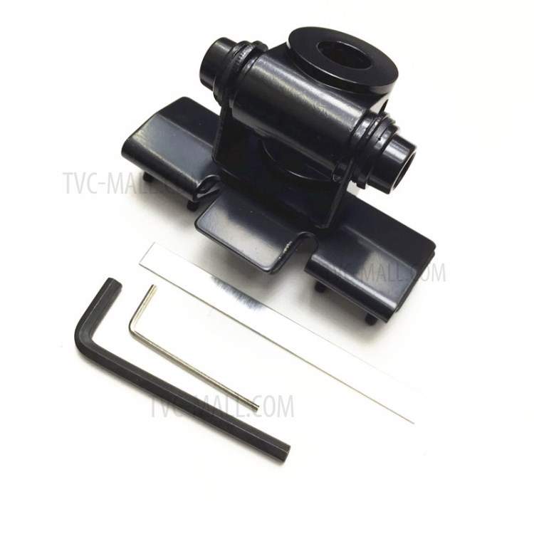 RB-400 Car Radio Station Antenna Mount Clip Vehicle Antenna Clamp Bracket - Black-1