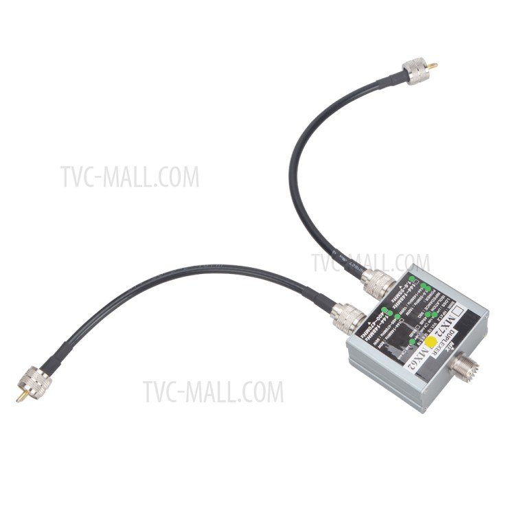 MX62 Antenna Combiner HF VHF UHF Tri-band HAM Walkie Talkie Antenna Linear Duplexer SO239 Plugin 50 ohm 60-100W-8