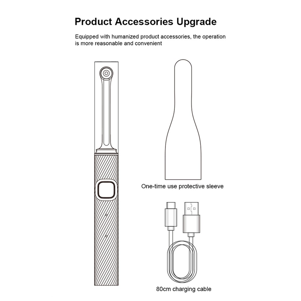 Y5 IP67 Waterproof 3MP Wireless WiFi Dental Camera Endoscope with 8 LEDs Oral Care Tool-8