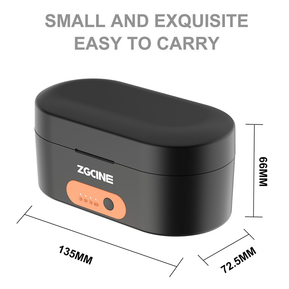 ZGCINE Portable Charging Case Station for Rode Wireless Go/Go II Microphone Travel Carrying Case-7