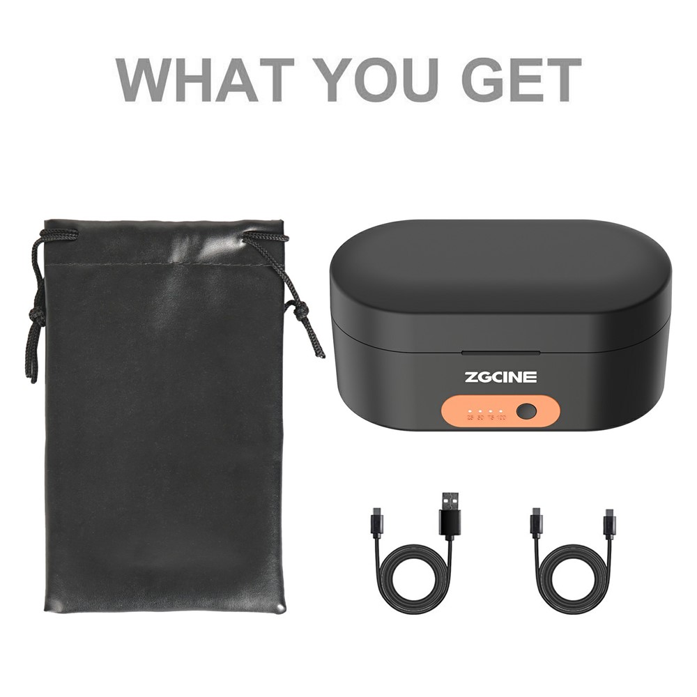 ZGCINE Portable Charging Case Station for Rode Wireless Go/Go II Microphone Travel Carrying Case-8