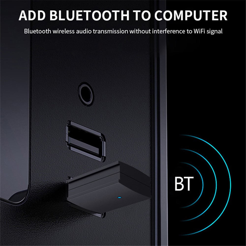 A4 5.0 Bluetooth Transmitter Desktop Computers USB Bluetooth Adapter for Bluetooth Headset Earbuds Speaker-3