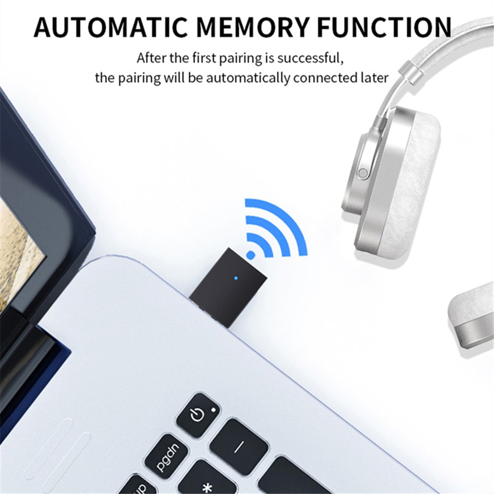 A4 5.0 Bluetooth Transmitter Desktop Computers USB Bluetooth Adapter for Bluetooth Headset Earbuds Speaker-5