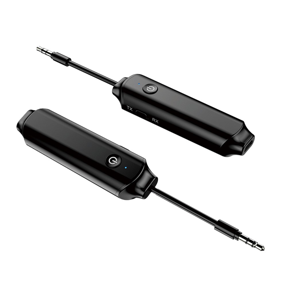 B12 Bluetooth 5.0 Transmitter Receiver Rechargeable 3.5mm Aux Audio Adapter for PC TV Car-1