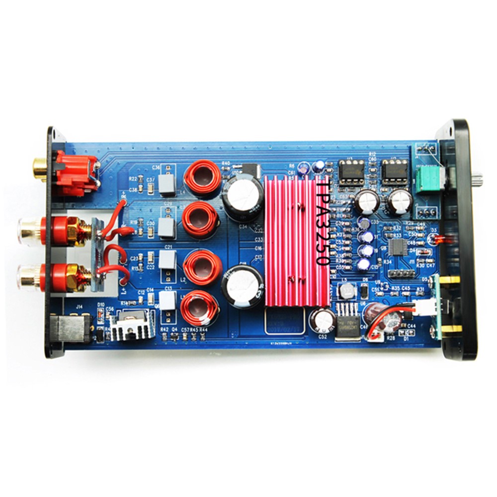 NF J&FXAUDIO FX502SPRO Desktop High Power Digital Amplifier HiFi Mini Audio Power Amplifier 24V4A Power Supply - Black-5