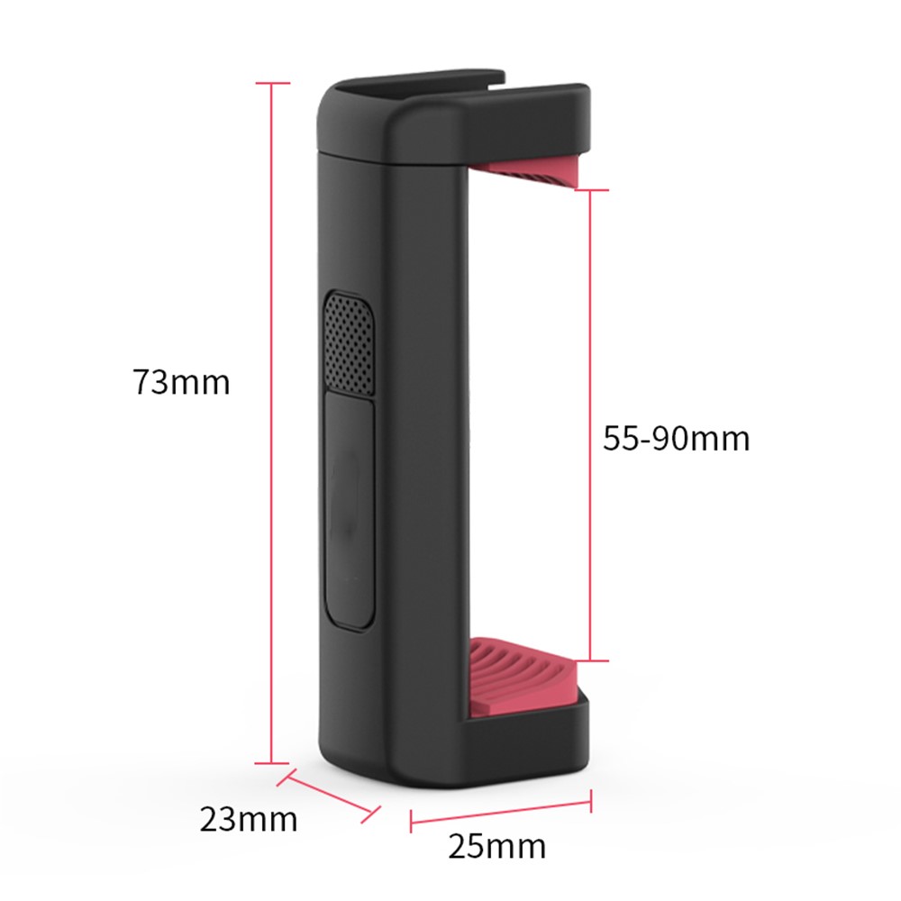 UURIG Mini Mobile Phone Clip Live Vlogging Cellphone Mount Clamp Adapter for Tripod Monopod Holder-9