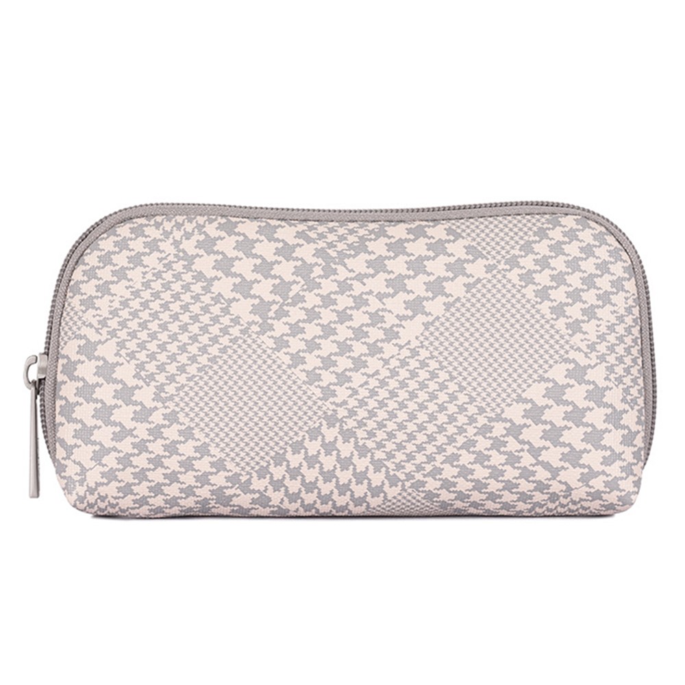 CANVASARTISAN L21-53 Houndstooth Pattern Digital Accessories Storage Bag Phone Charger Mouse Earphone Storage Case-2