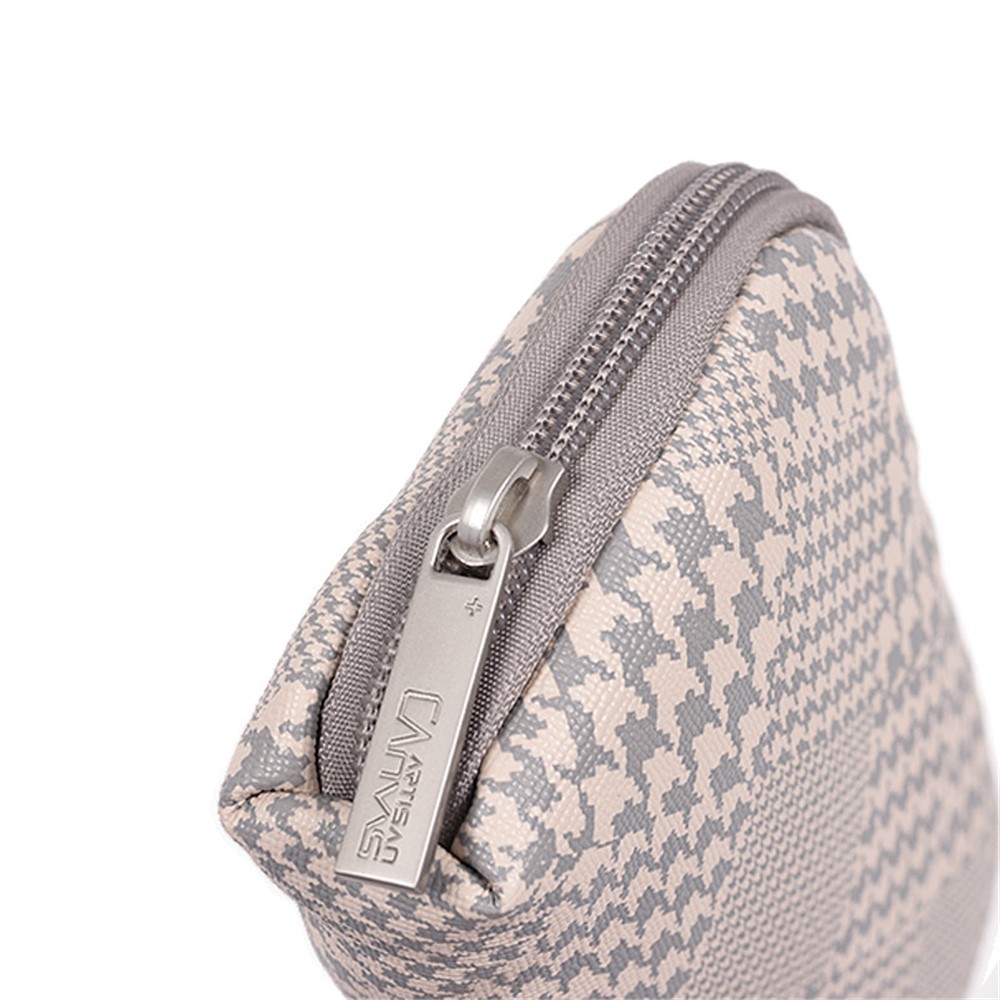 CANVASARTISAN L21-53 Houndstooth Pattern Digital Accessories Storage Bag Phone Charger Mouse Earphone Storage Case-7