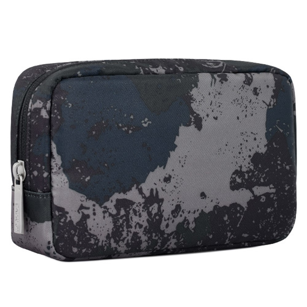 CANVASARTISAN H7-S11 Camouflage Polyester Storage Bag for Digital Accessories Mouse Power Bank Data Cable Pouch - Grey-2