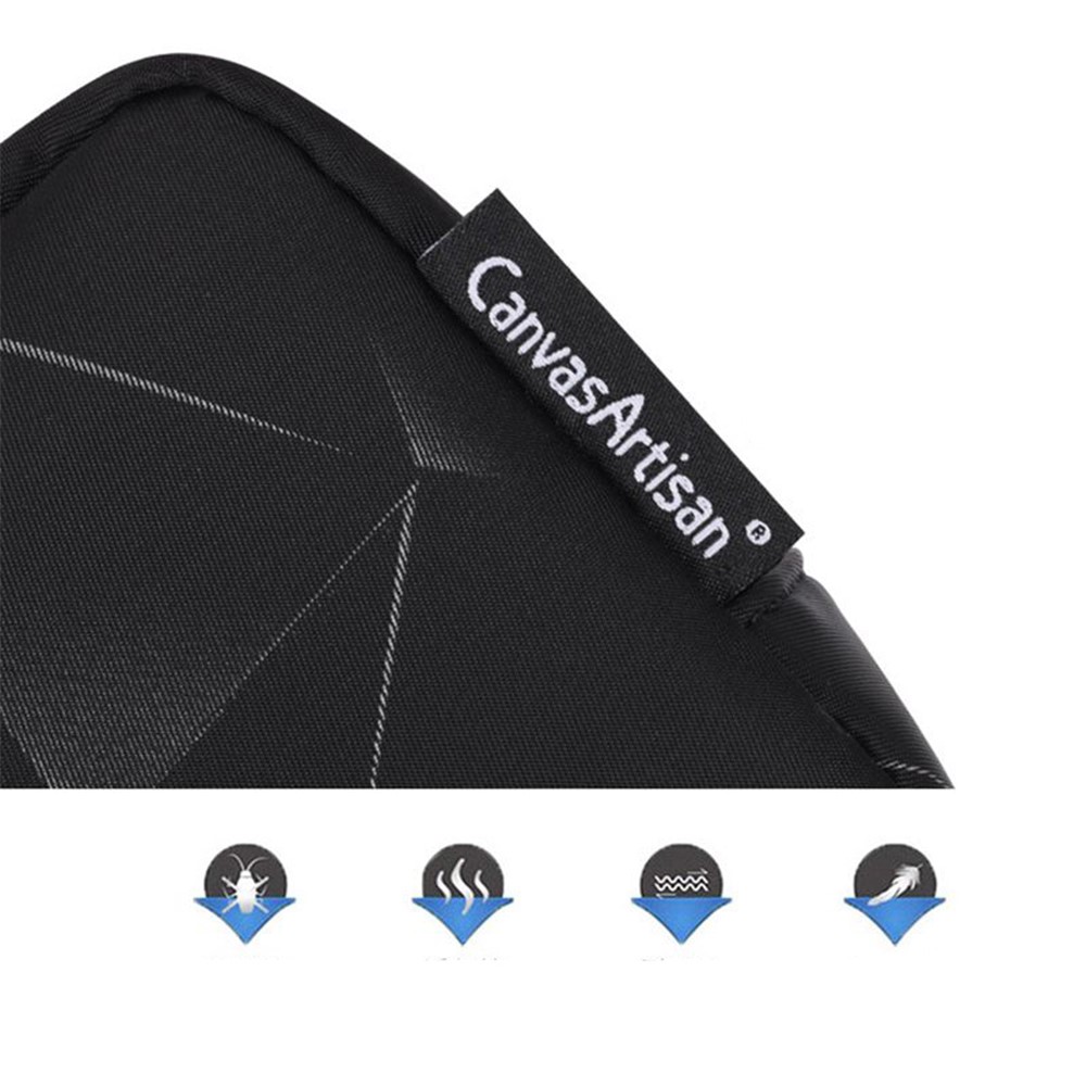 CANVASARTISAN H6-S11 3D Diamond Pattern Digital Accessories Storage Bag Pouch Phone Charger Mouse Power Bank Carrying Case-4