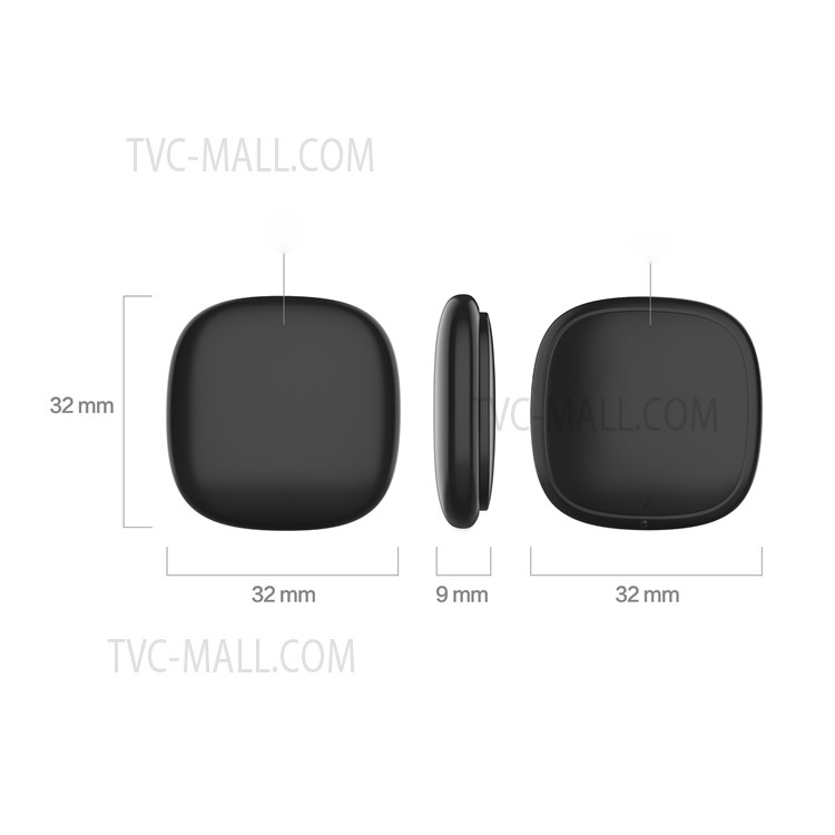 FindTag Full Global Coverage Tracker IP 67 Waterproof Finder Tracking iOS System Low Power Consumption for Children/the Aged/Pets/Bags/Vehicles - Black-2