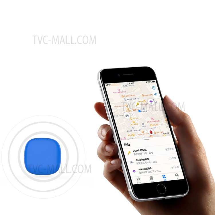 FindTag Full Global Coverage Tracker IP 67 Waterproof Finder Tracking iOS System Low Power Consumption for Children/the Aged/Pets/Bags/Vehicles - Black-5