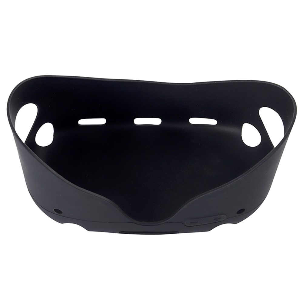 For Oculus Quest 2 VR Headset Silicone Protective Cover Skin Case with Eye Mask - Black-2