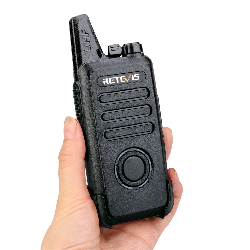 RETEVIS RT22S 2Pcs/Set Mini Walkie-Talkie Portable Wireless Two Way Radio for Restaurant Construction Site Hotel-3