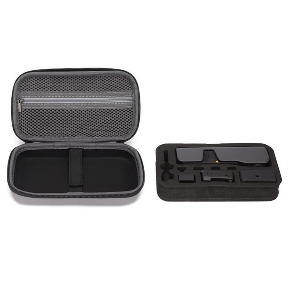 BKANO For DJI OSMO Pocket 2 Portable Camera Storage Bag PU Leather+EVA Hard Shell Shockproof Carrying Case with Hanging Buckle-2