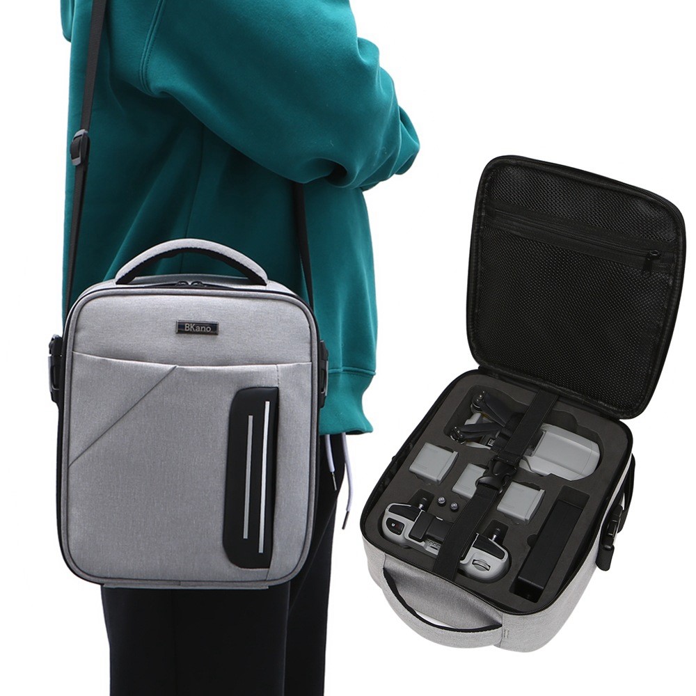 BKANO Storage Shoulder Bag for DJI Air 2/2S Shockproof Nylon EVA Carrying Case Portable Box RC Accessories-5