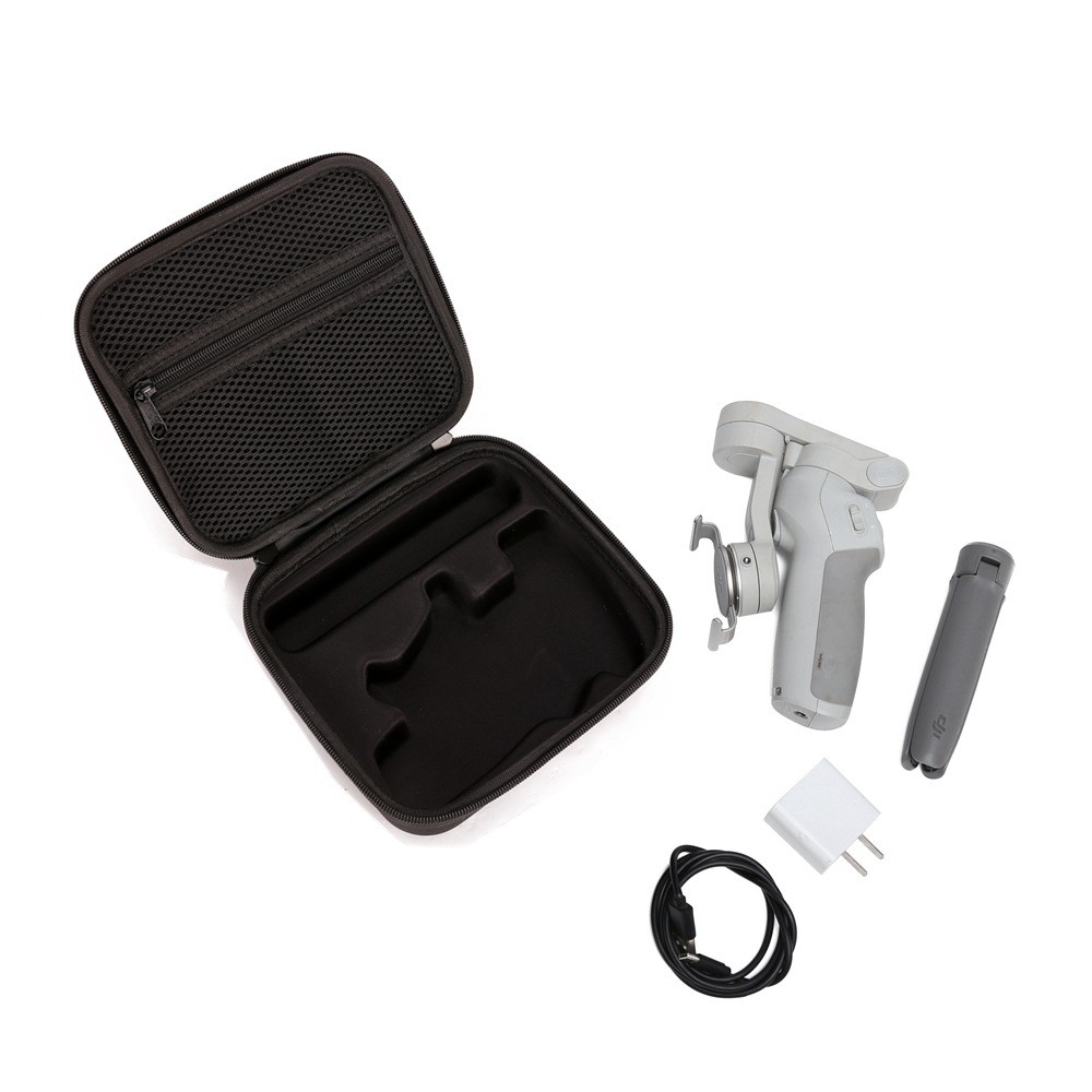 BKANO For DJI OSMO Mobile 3/4 Portable Zipper Case EVA Nylon Handle Strap Accessories Storage Bag-2