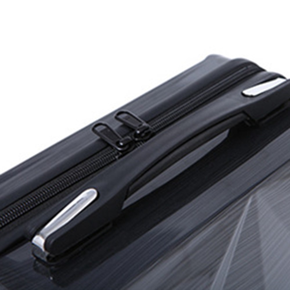 For DJI Mavic Air 2/Air 2S Portable Shockproof Handbag Drone Storage Carrying Case Crossbody Bag - Silver/Red Liner-2