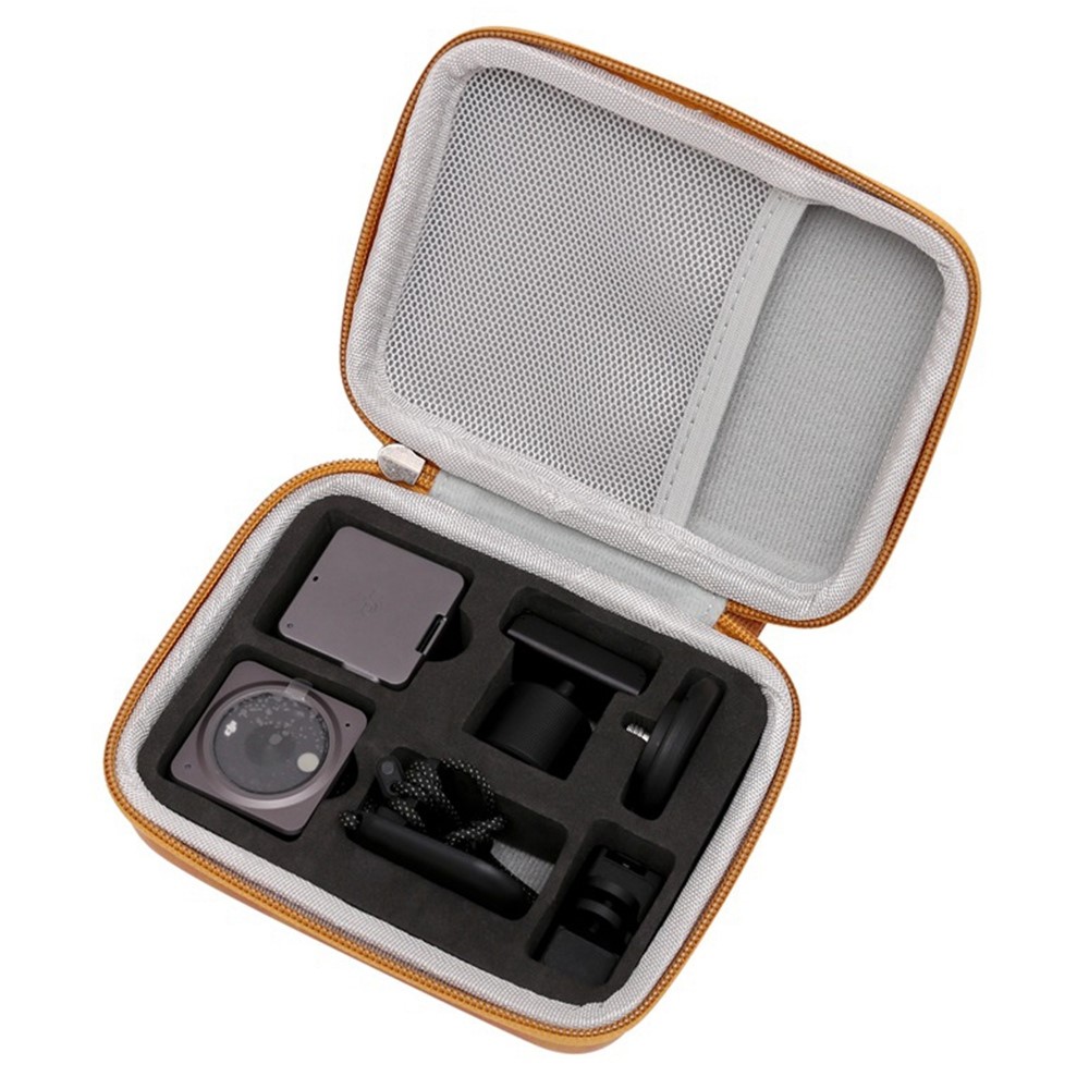 For DJI Action 2 Sports Camera Portable Storage Bag Zipper PU+EVA Shockproof Carrying Case-3