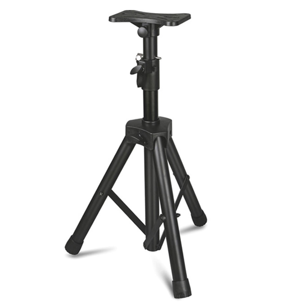 S10 Metal Foldable Speaker Tripod Floor Stand Adjustable Height Speaker Shelf Bracket-3