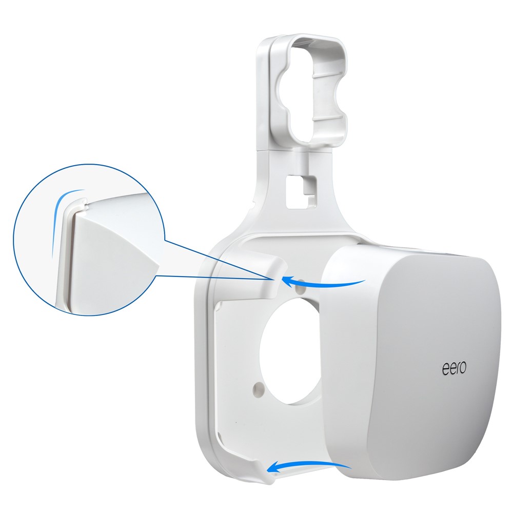 Space-saving Wall Mount Stand for Eero Pro 6 WiFi Router Holder Multi-function Wall Bracket-6