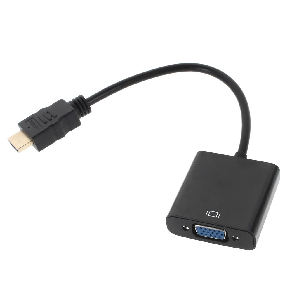 1080P HDMI / Mini HDMI Male to VGA Female Video Converter Adapter, Length: 17cm-2