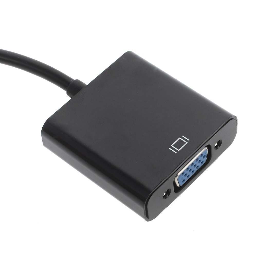 1080P HDMI / Mini HDMI Male to VGA Female Video Converter Adapter, Length: 17cm-3