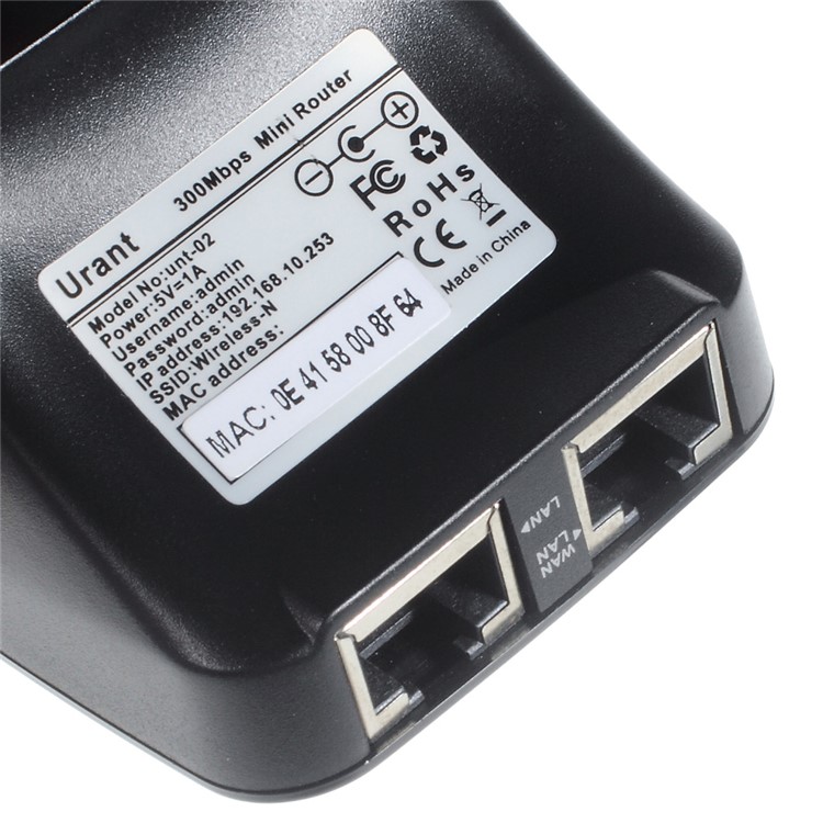 300 Mbps Wireless-N Mini-Router 802.11b / G / N Wireless-Repeater - EU-Stecker-4