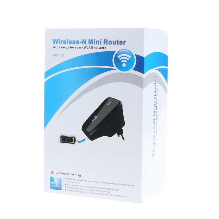 300 Mbps Wireless-N Mini-Router 802.11b / G / N Wireless-Repeater - EU-Stecker-6