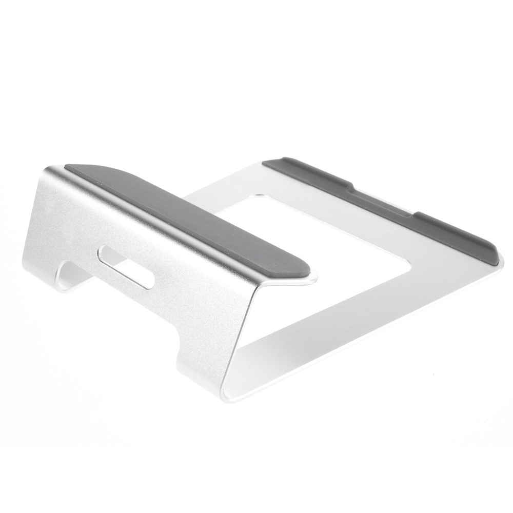 Suporte De Laptop De Liga De Alumínio Para Notebooks Apple Samsung Sony Etc - Cor Prata-3