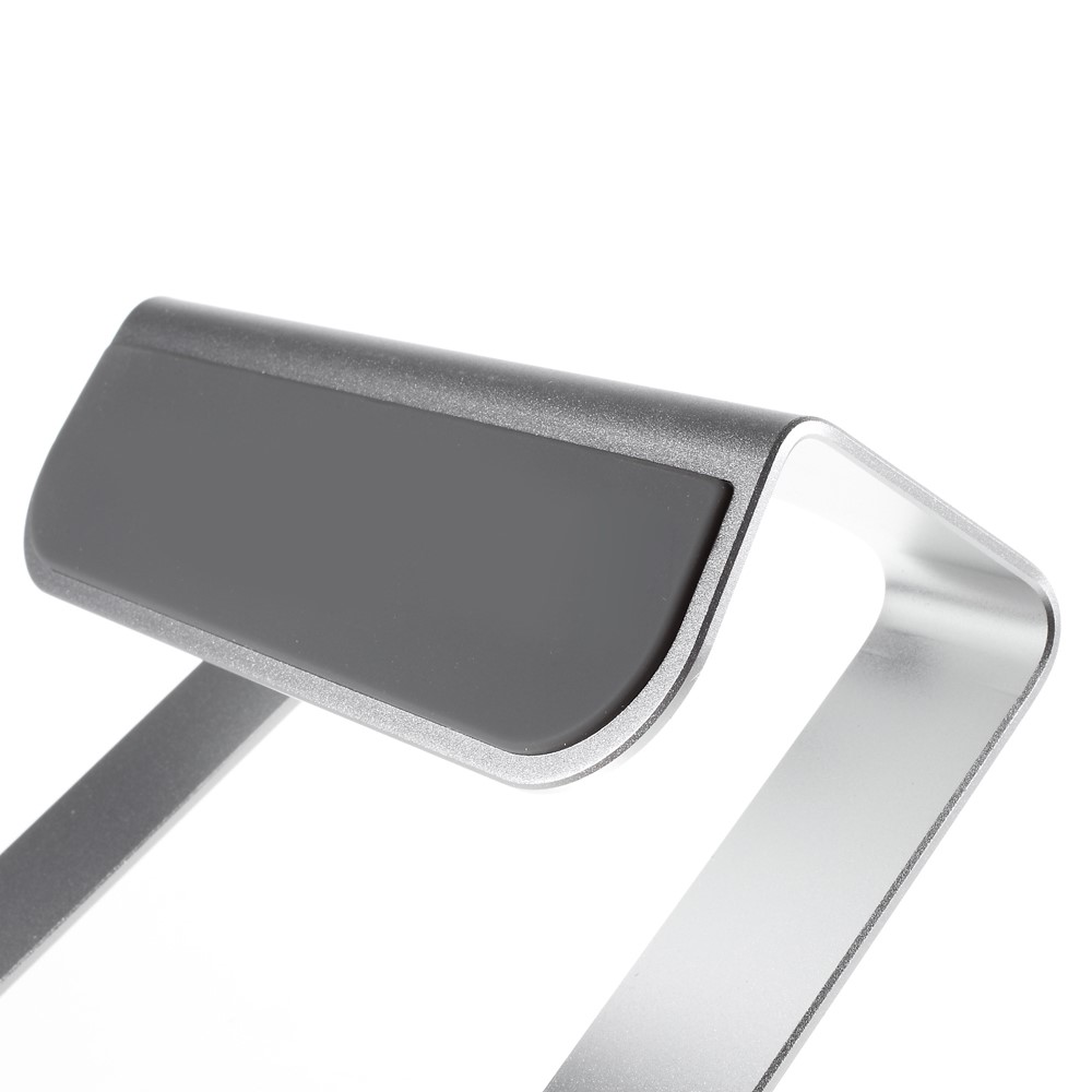 Suporte De Laptop De Liga De Alumínio Para Notebooks Apple Samsung Sony Etc - Cor Prata-4