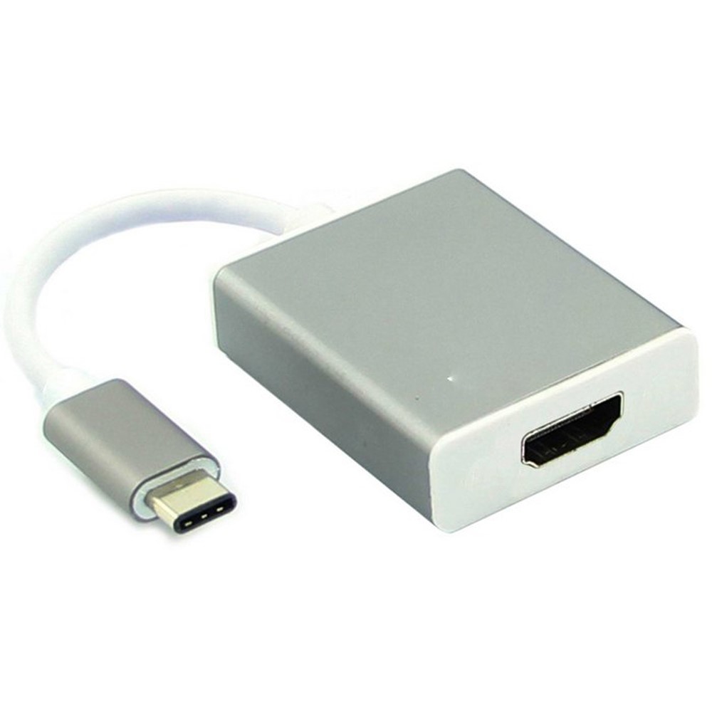 USB-C USB 3.1 Type C to HDMI 1080p HDTV Adapter Cable for 2015 New 12 Inch Macbook - Silver Color-1