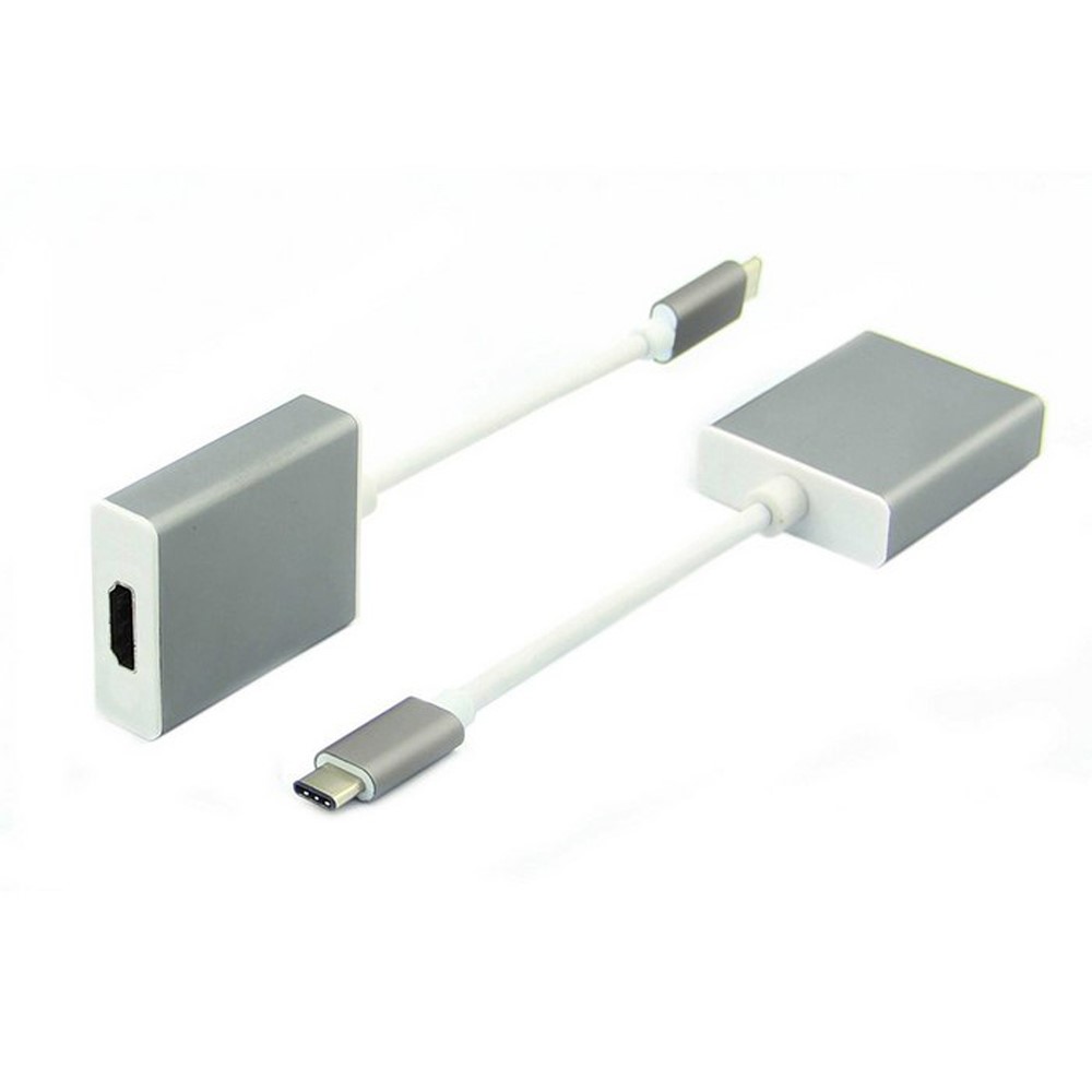 USB-C USB 3.1 Type C to HDMI 1080p HDTV Adapter Cable for 2015 New 12 Inch Macbook - Silver Color-3