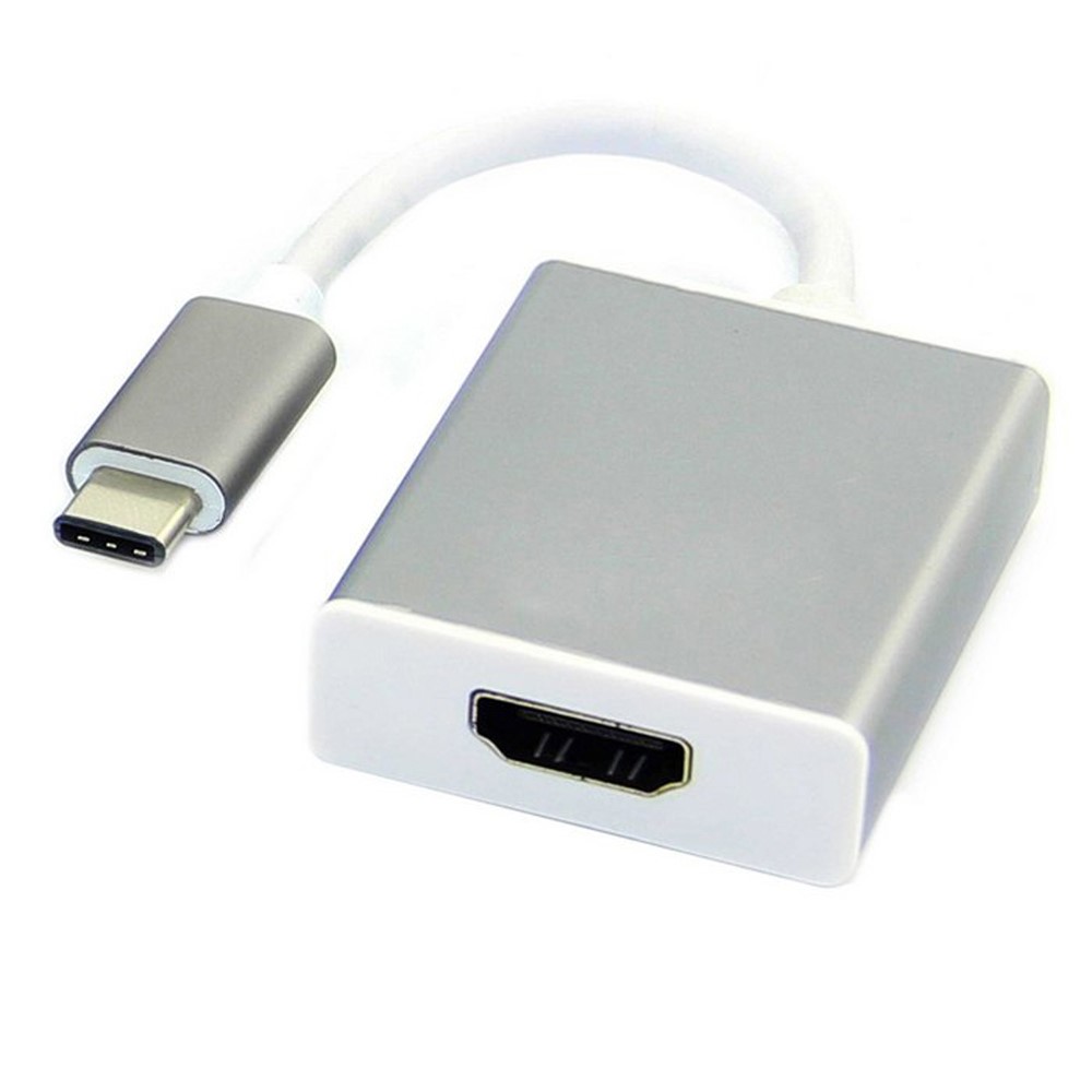 USB-C USB 3.1 Type C to HDMI 1080p HDTV Adapter Cable for 2015 New 12 Inch Macbook - Silver Color-4