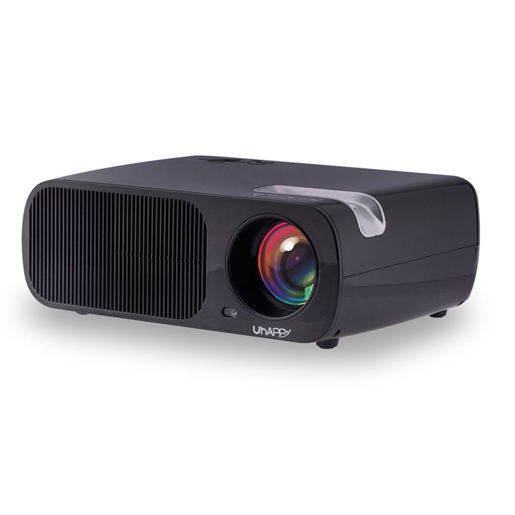 UHAPPY U20 2600LM 1080P Mini Proyector Home Theater 800x480 Con Control Remoto - Negro-4