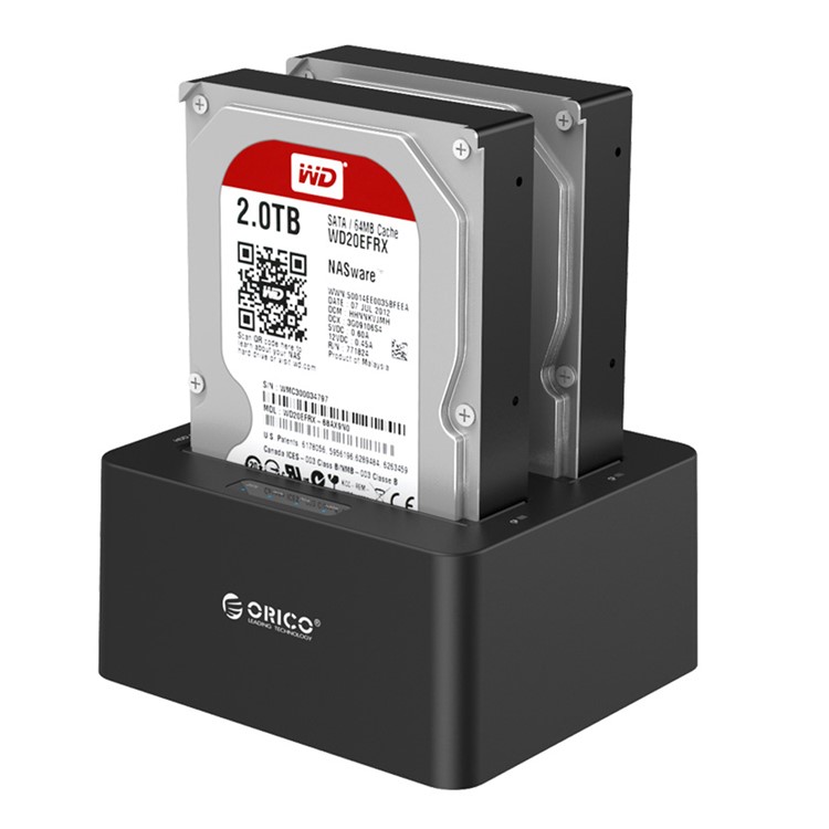 ORICO Professional 2-bay USB3.0-Festplatten-Dockingstation Für 2,5 / 3,5-Zoll-HDD / SSD Mit Klonfunktion (6629us3-c) - AU-Stecker-4