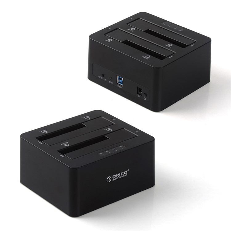 ORICO Professional 2-bay USB3.0-Festplatten-Dockingstation Für 2,5 / 3,5-Zoll-HDD / SSD Mit Klonfunktion (6629us3-c) - AU-Stecker-7