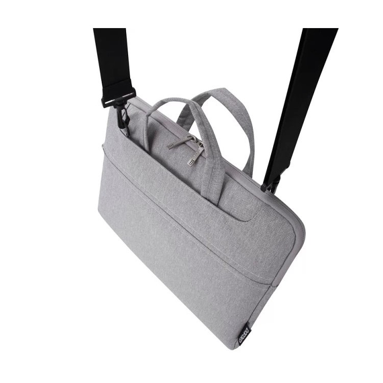 POFOKO Seattle Single Schulter Laptop Tasche Für MacBook Pro 15.4 Zoll Mit Retina-Display - Grau-10